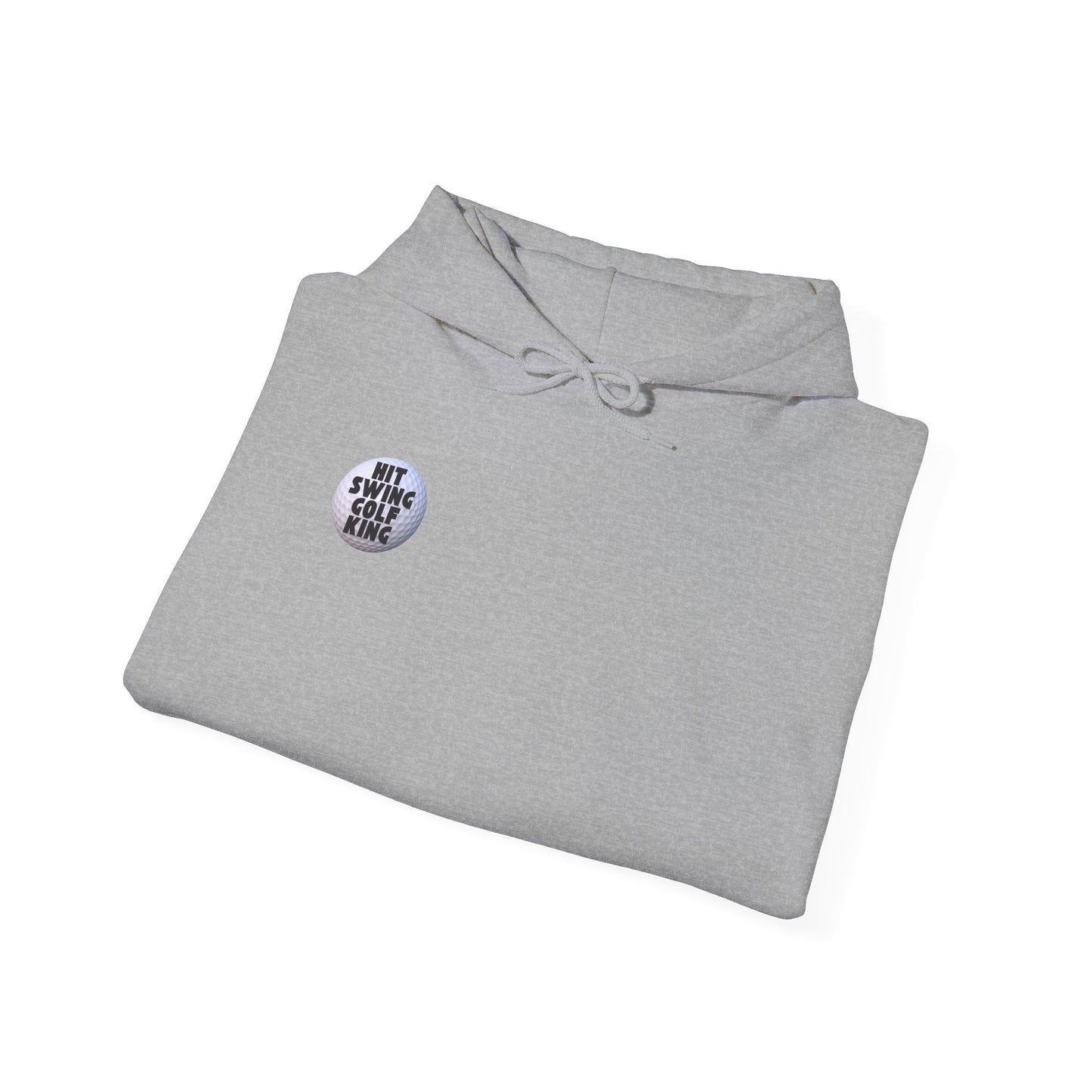 Hooded Sweatshirt - Hit Swing Golf King Design