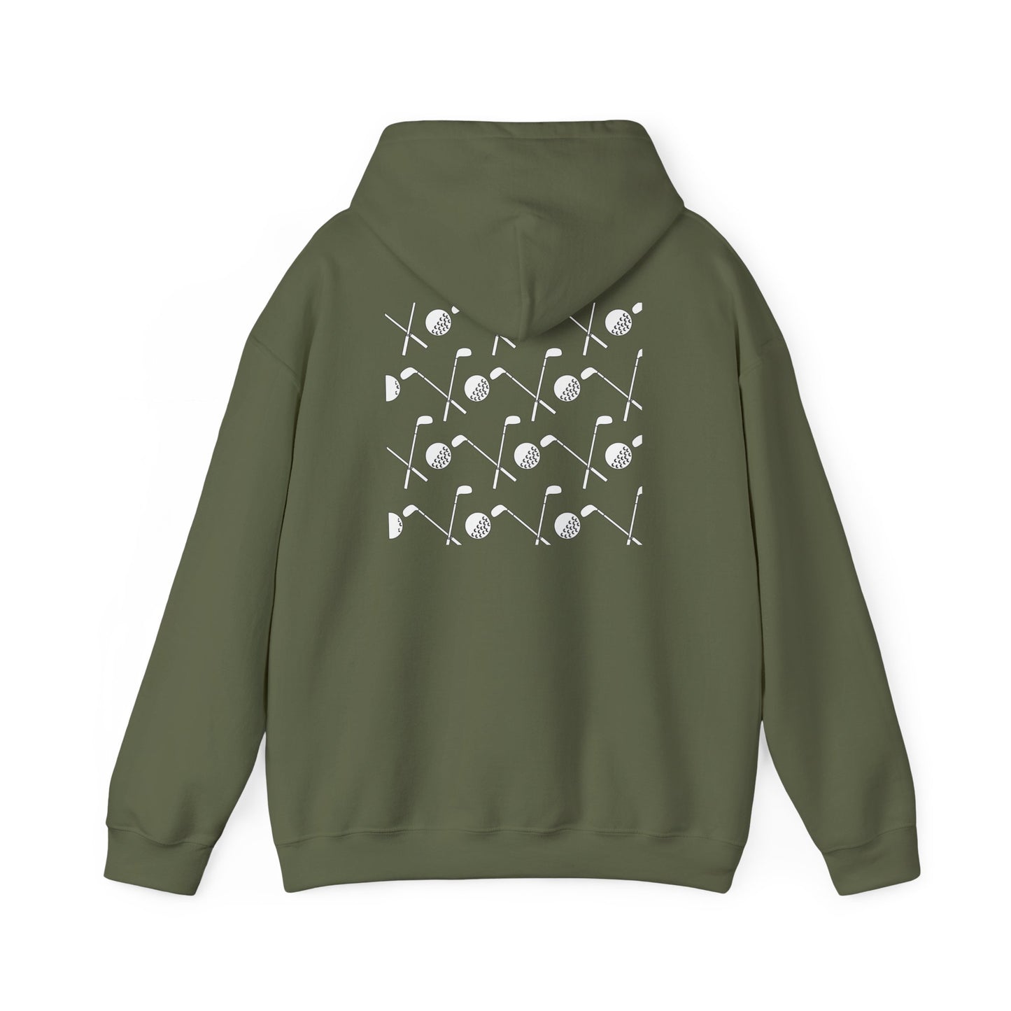 Hooded Sweatshirt - Hit Swing Golf King Design