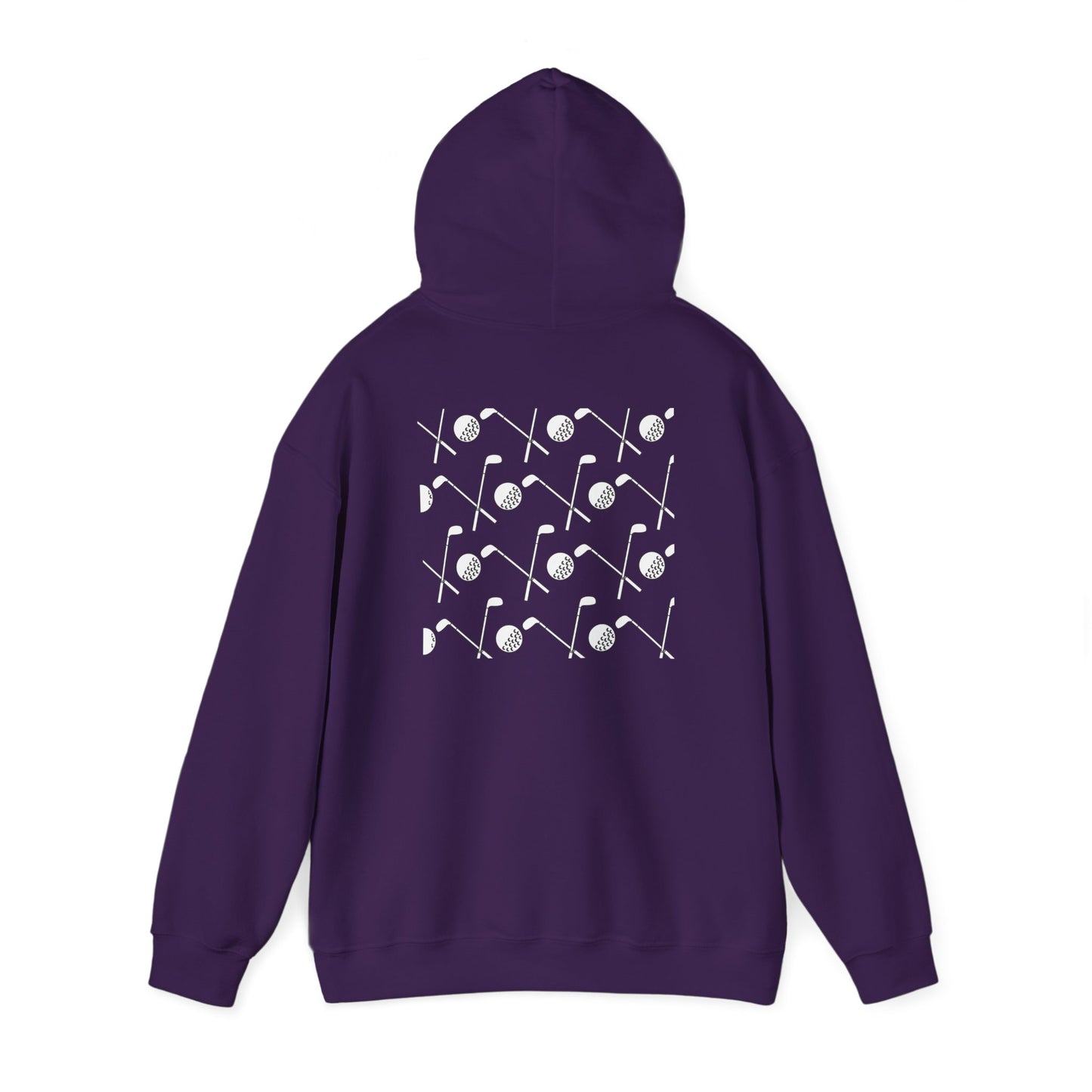 Hooded Sweatshirt - Hit Swing Golf King Design