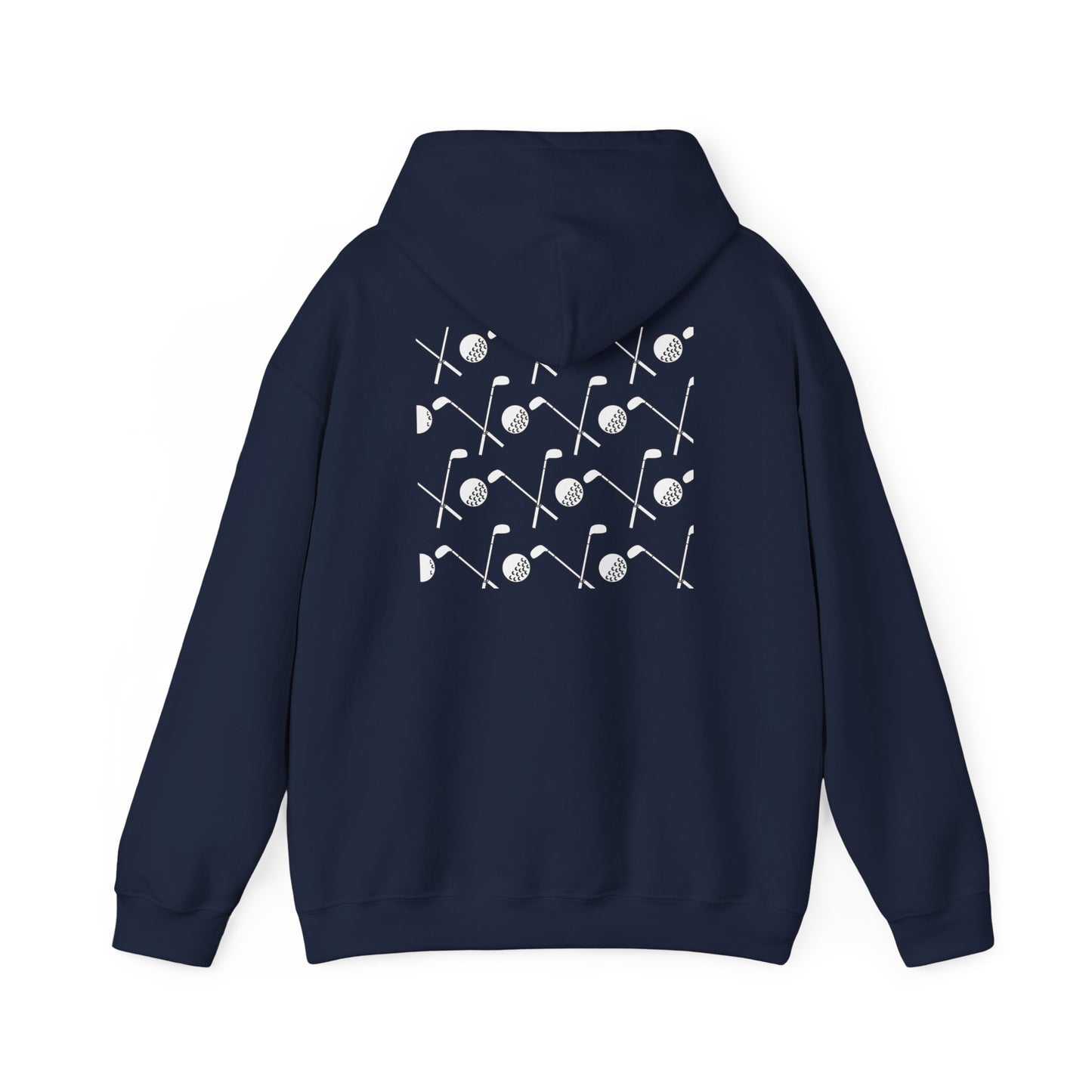 Hooded Sweatshirt - Hit Swing Golf King Design